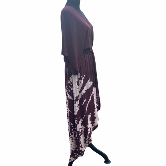 NEW Young Fabulous & Broke Burgundy Tie Dye Dress - Picture 6 of 15